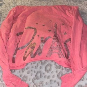 Paris hoodie cropped